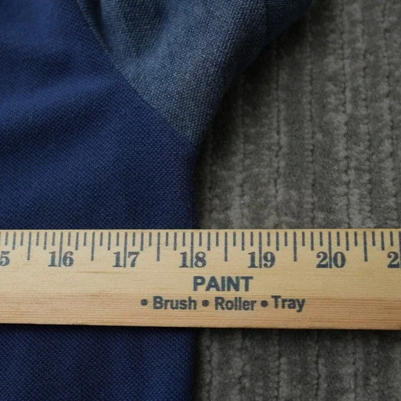 Lacoste Shirt Men Polo Short Sleeve Blue Regular Fit 100% Cotton Size 3 Small - Picture 8 of 10